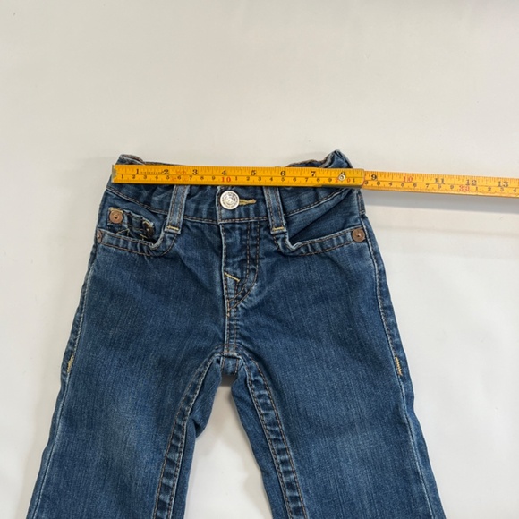 True Religion Baby Billy Blue Jeans Sz 12-18 Months Adjustable Waist Cotton - Picture 8 of 9